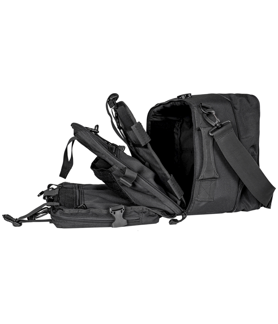 221B Hondo Police Patrol Bag Front Angle Facing Left Open Full | Limitless Gear | Outdoor, Camping and Adventure Gear