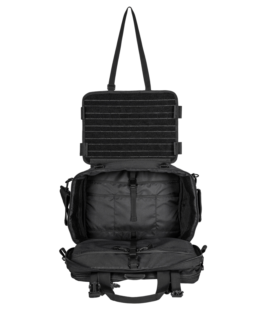 221B Hondo Police Patrol Bag Front View Open Hanging Molle | Limitless Gear | Outdoor, Camping and Adventure Gear
