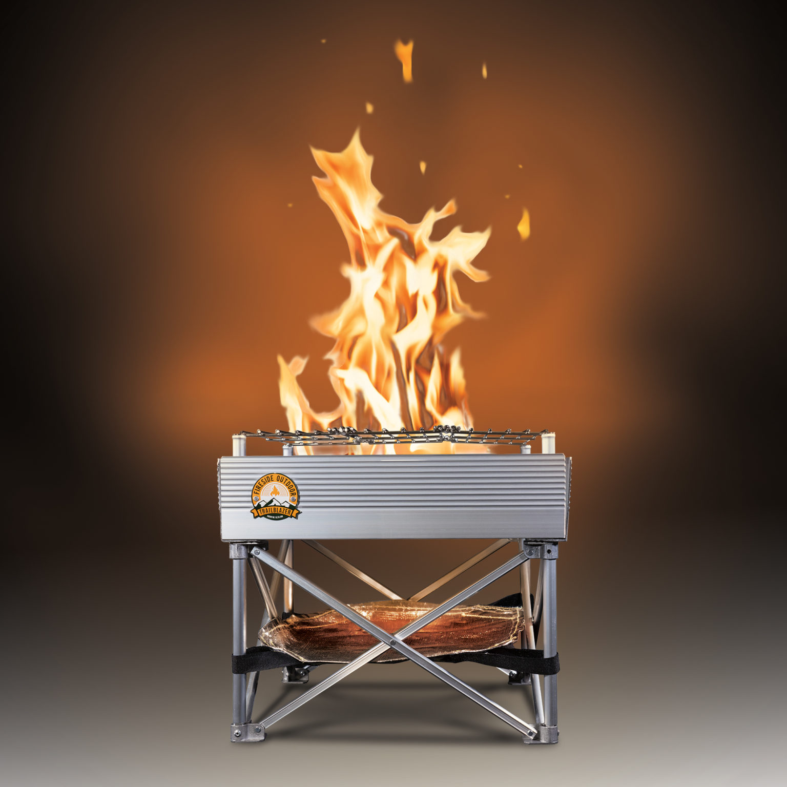 Fireside Outdoor Trailblazer Personal Fire Pit & Grill on Sale ⋆ SKU