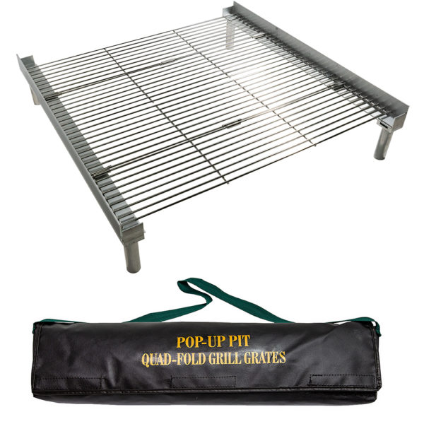 Fireside Outdoor Quad-Fold Grill Grates